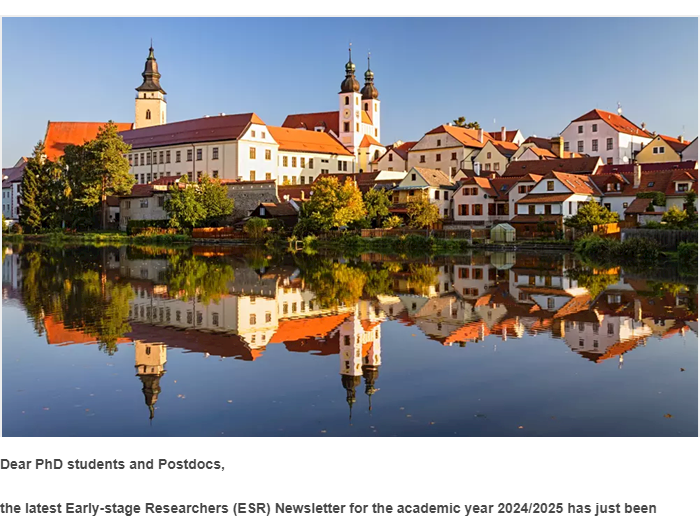 Newsletter for PhD students and Postdocs of the Faculty of Science MU 6/2024 